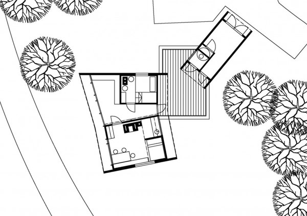 План деревянного дома из профилированного бруса